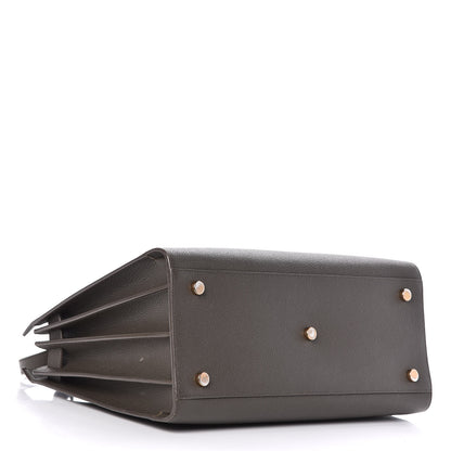 Saint Laurent Grained Calfskin Small Sac De Jour Earth 4 of 10