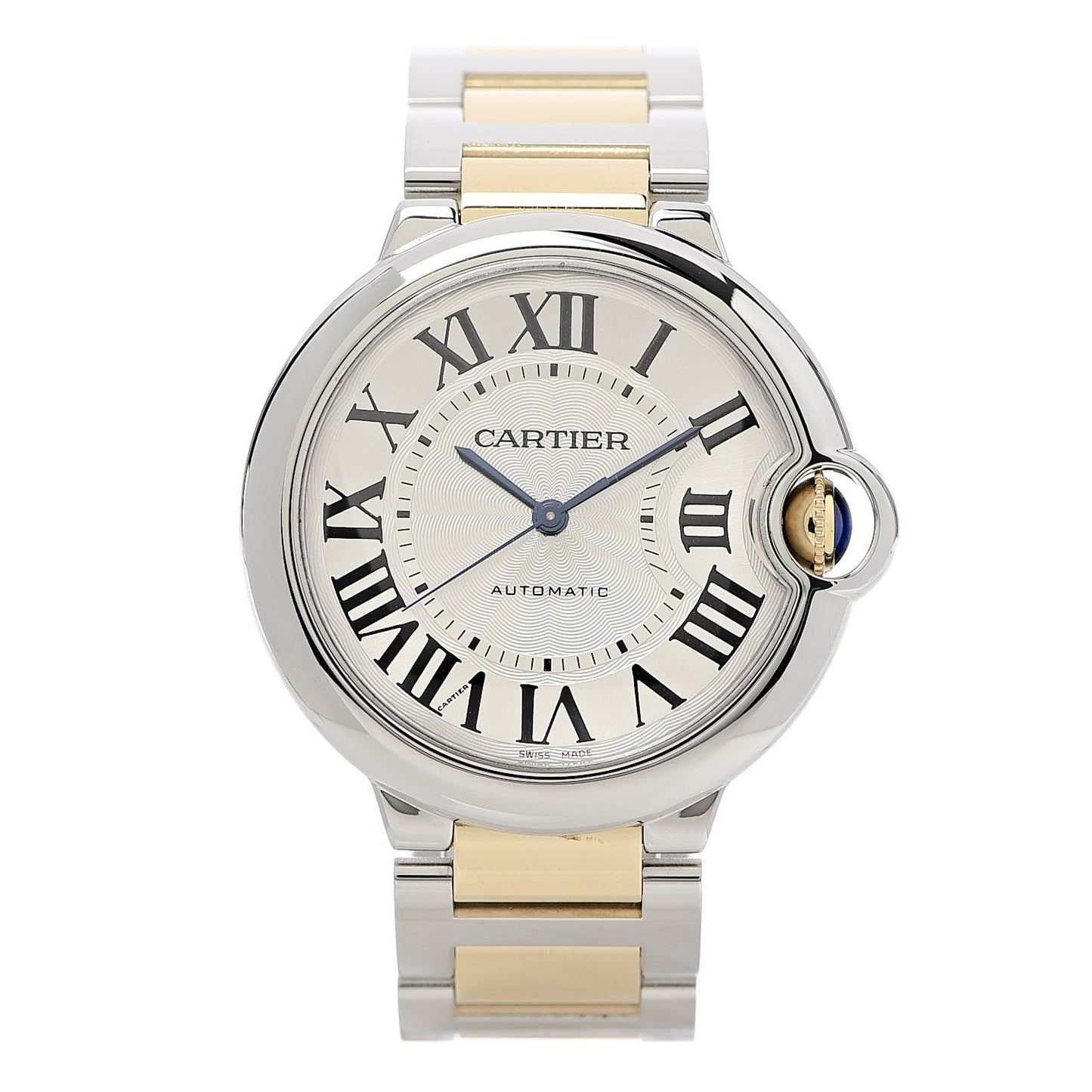 Stainless Steel 18K Yellow Gold 36mm Ballon Bleu De Automatic Watch