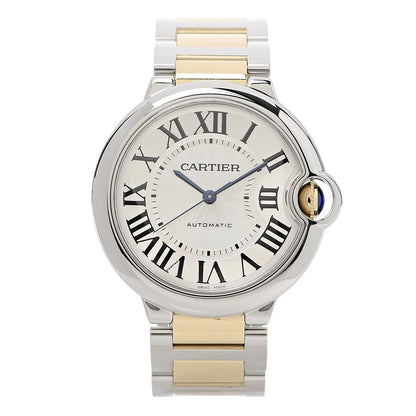 Cartier Stainless Steel 18K Yellow Gold 36mm Ballon Bleu De Automatic Watch 1 of 5