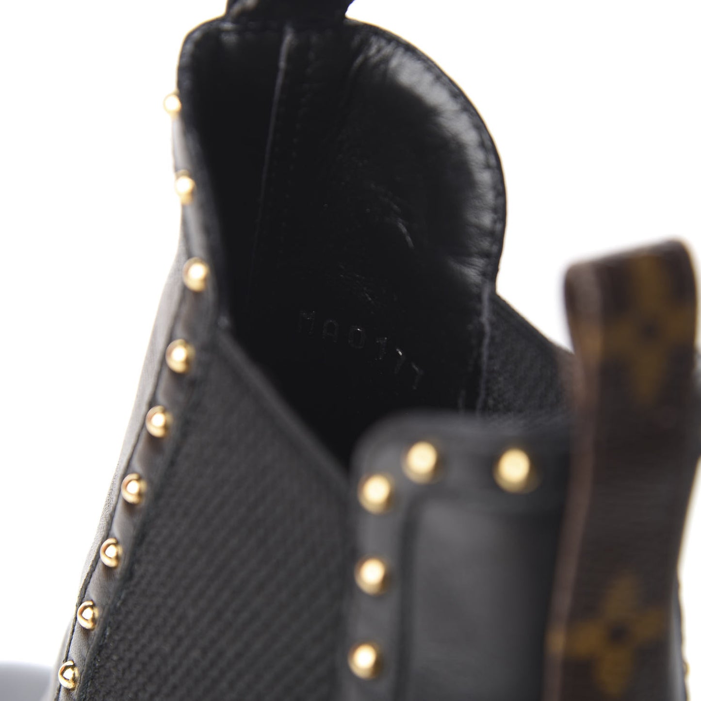 Calfskin Rockabilly Chelsea Ankle Boots 38 Black