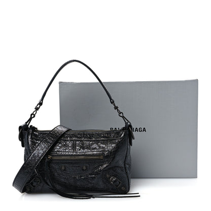 Balenciaga Agneau Arena Classic Hardware Mini Le City Moto Black 11 of 11