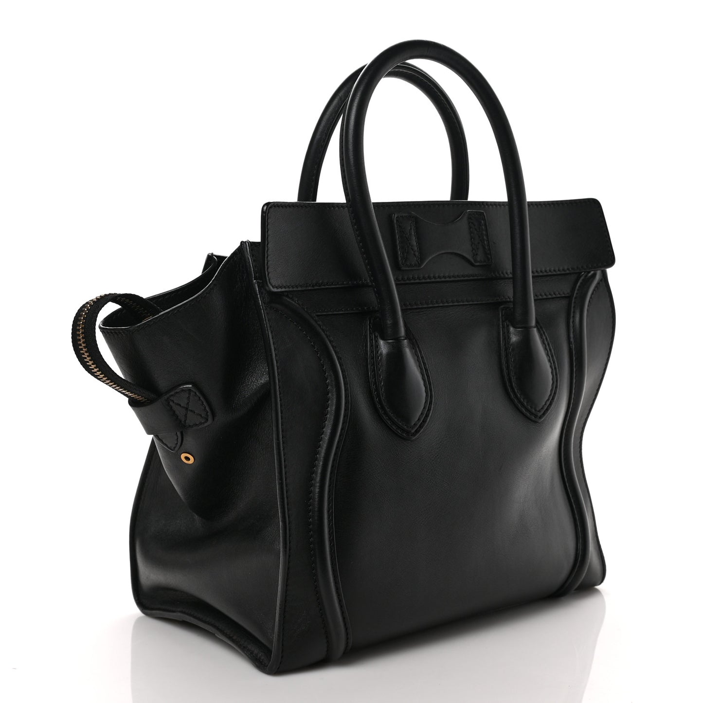 Smooth Calfskin Mini Luggage Black