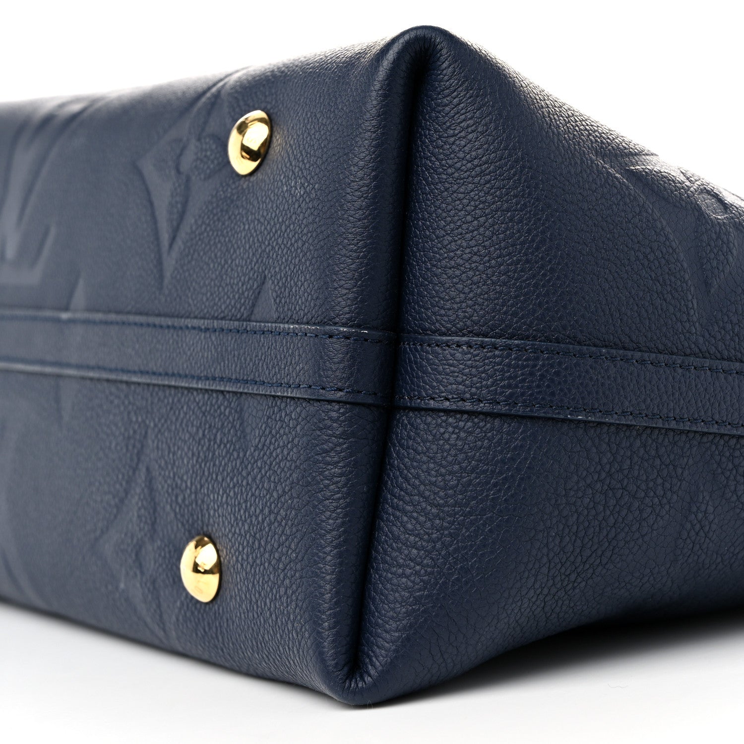 Louis Vuitton Empreinte Monogram Giant CarryAll MM Navy 10 of 11