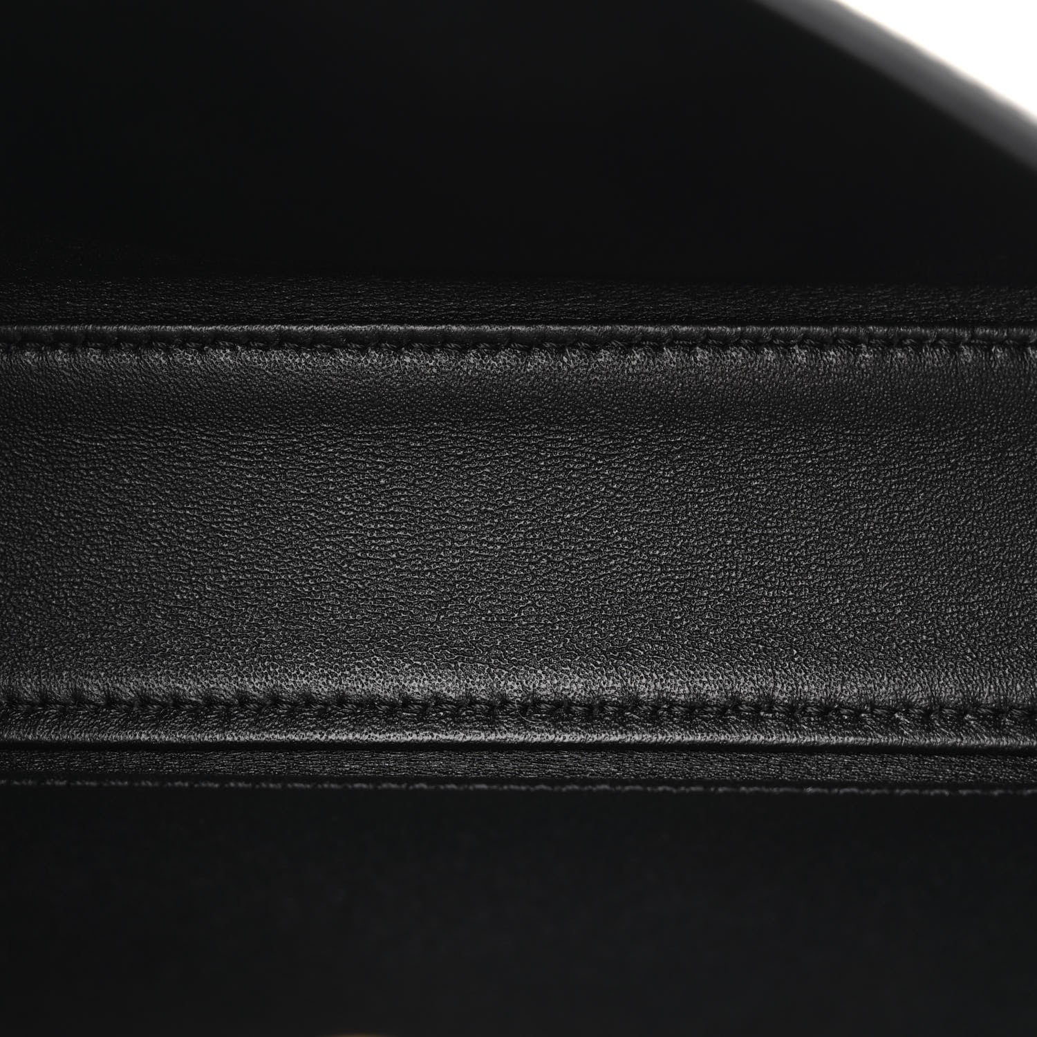 Celine Shiny Calfskin Triomphe Chain Shoulder Bag Black 5 of 11