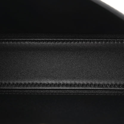 Celine Shiny Calfskin Triomphe Chain Shoulder Bag Black 5 of 11