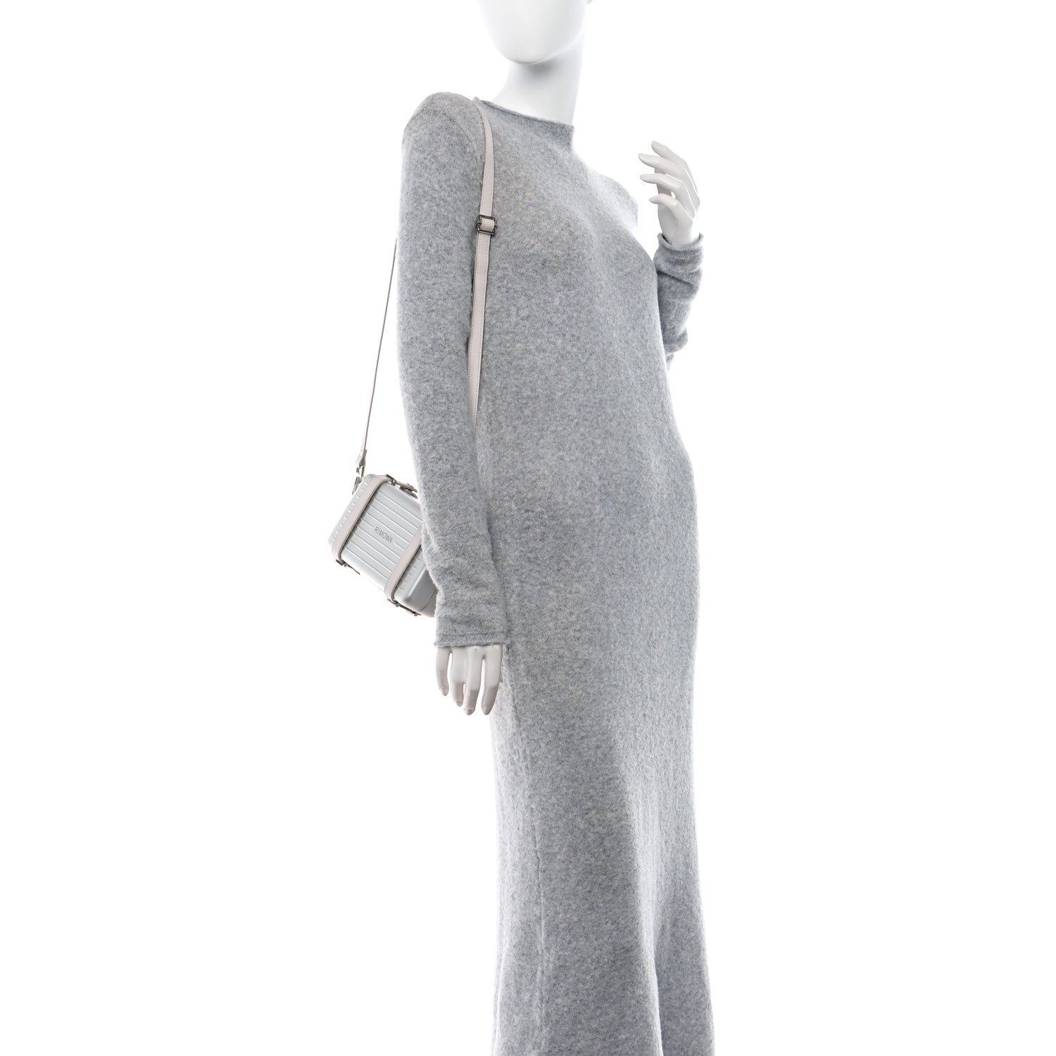 Christian Dior X RIMOWA Aluminum Personal Clutch On Strap Silver 2 of 15