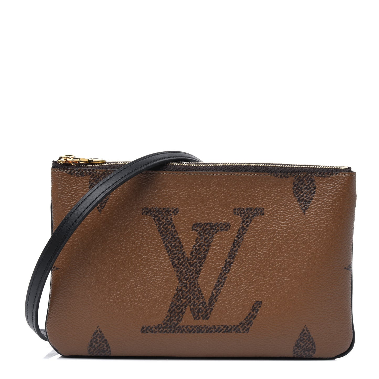 Reverse Monogram Giant Double Zip Pochette