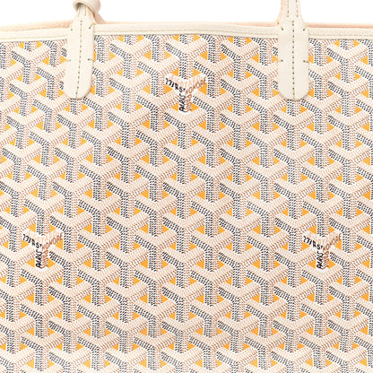 Goyard Goyardine Saint Louis Claire Voie PM White Orange 10 of 15