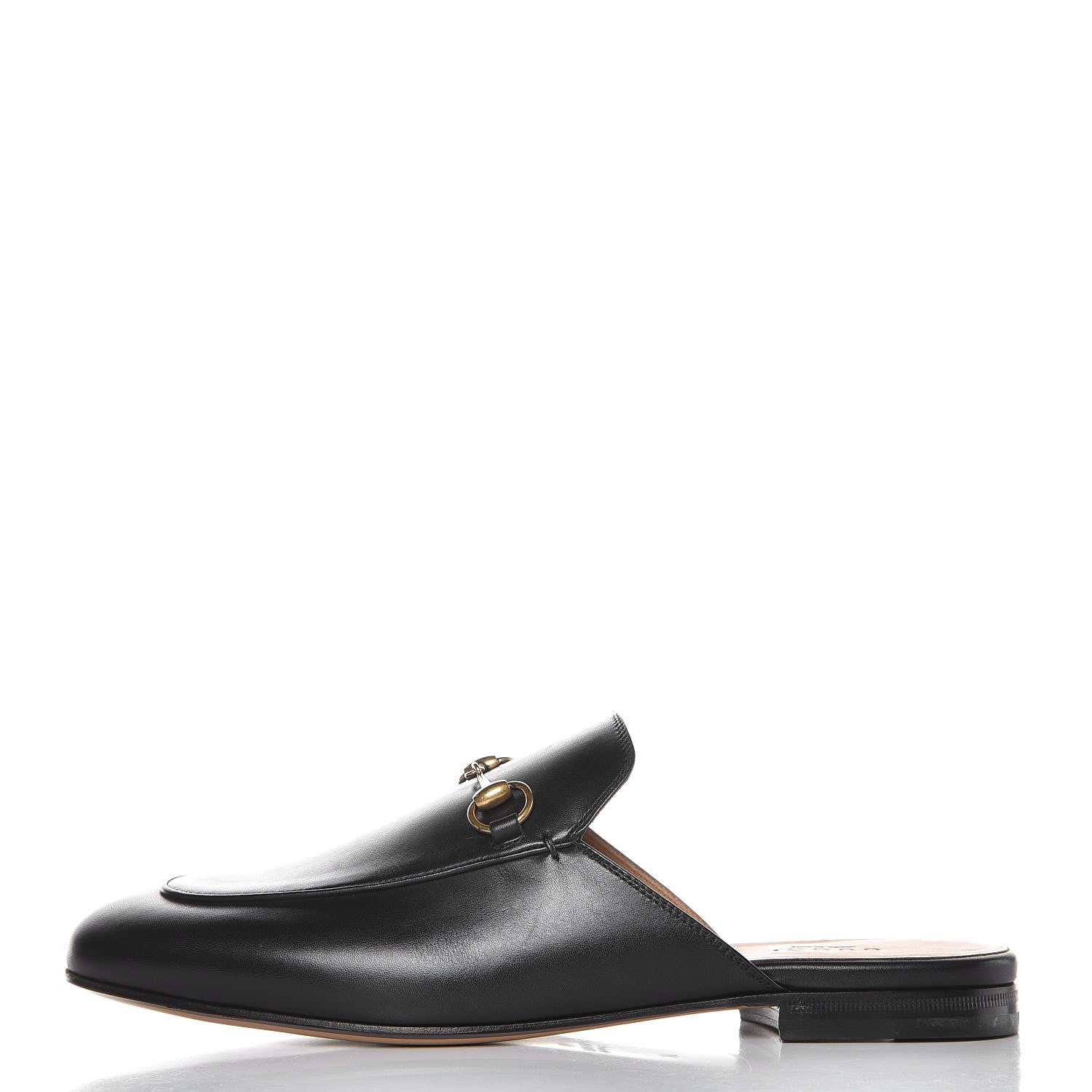 Gucci Calfskin Womens Princetown Slippers 39 Black 1 of 9