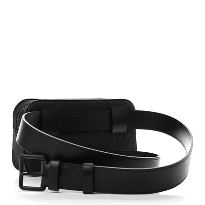 Louis Vuitton Taurillon Monogram Uniformes Solar Ray Soft Pochette Volga Belt Bag Black 2 of 4