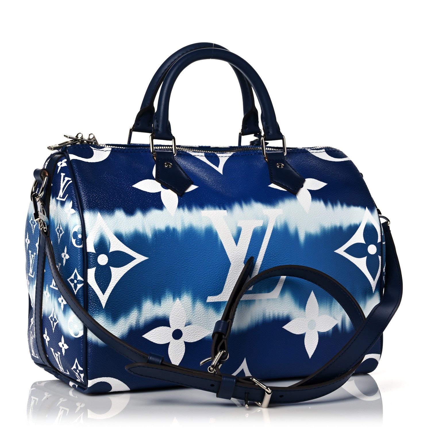 Louis Vuitton Monogram Escale Speedy Bandouliere 30 Blue 3 of 10
