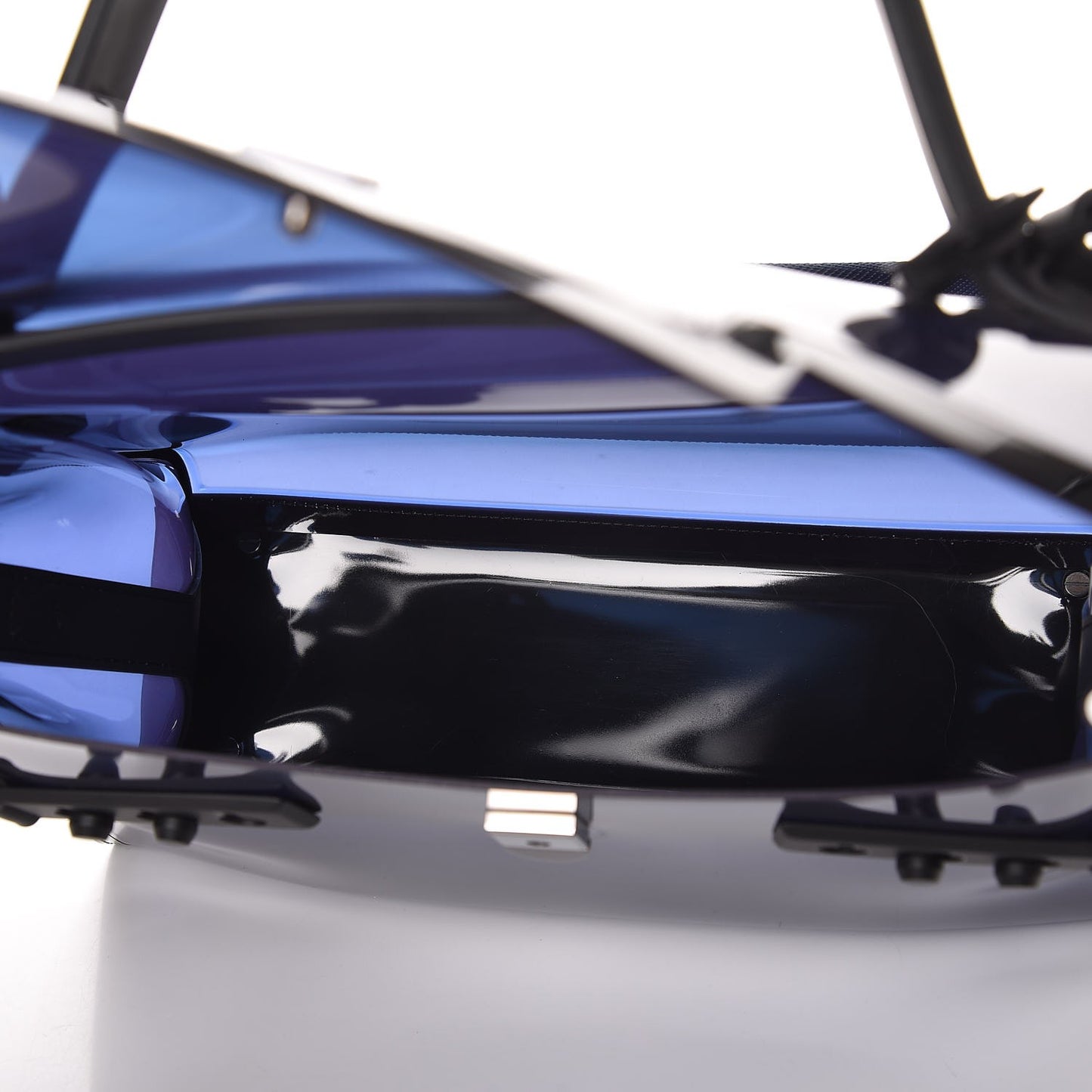 PVC Tempete Dark Night Satchel Blue De Prusse