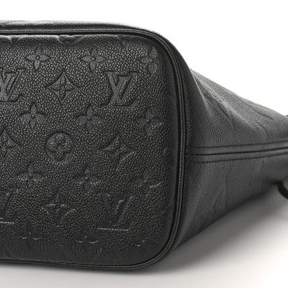 Louis Vuitton Empreinte Monogram Giant Neverfull MM Black 8 of 9