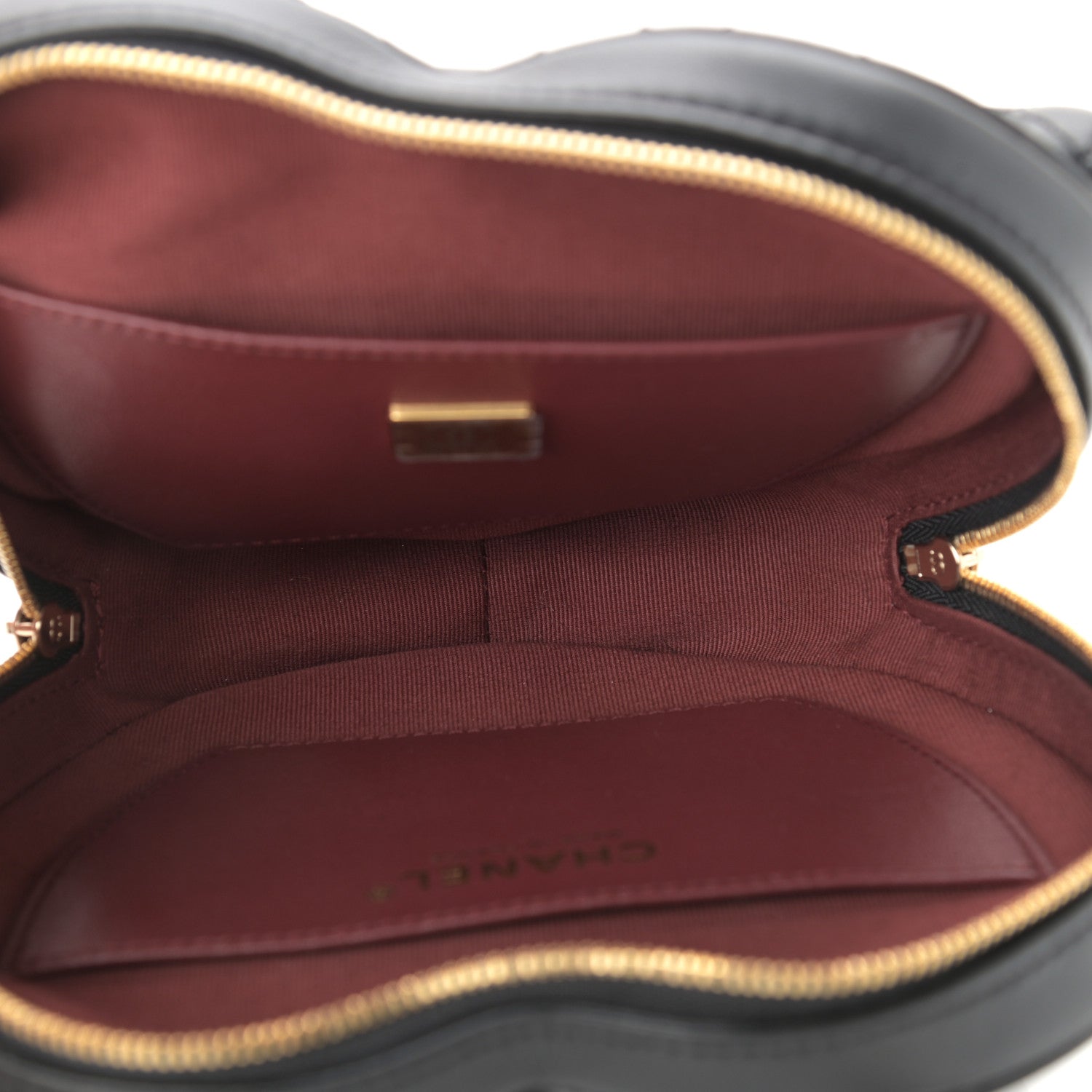 Chanel Lambskin Quilted CC In Love Heart Bag Black 5 of 11