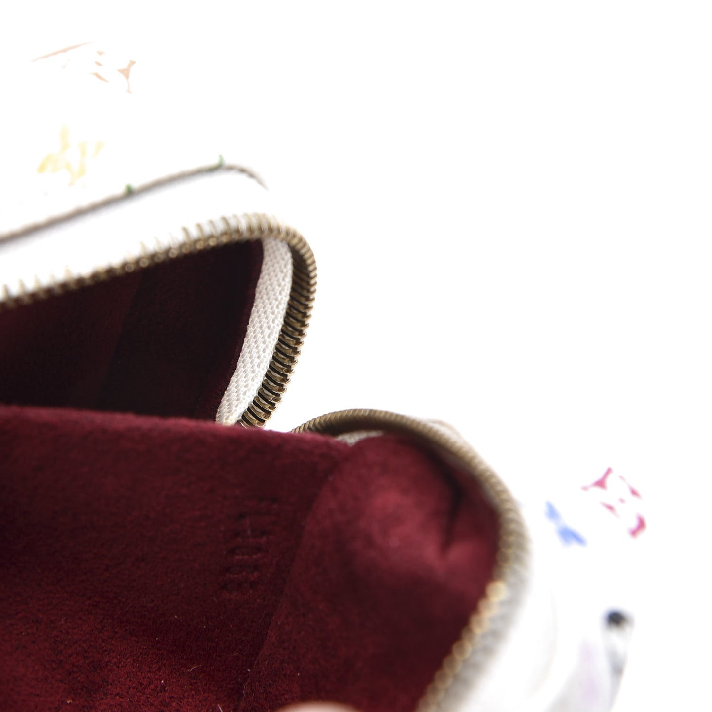 Monogram Multicolor Trousse Wapity White
