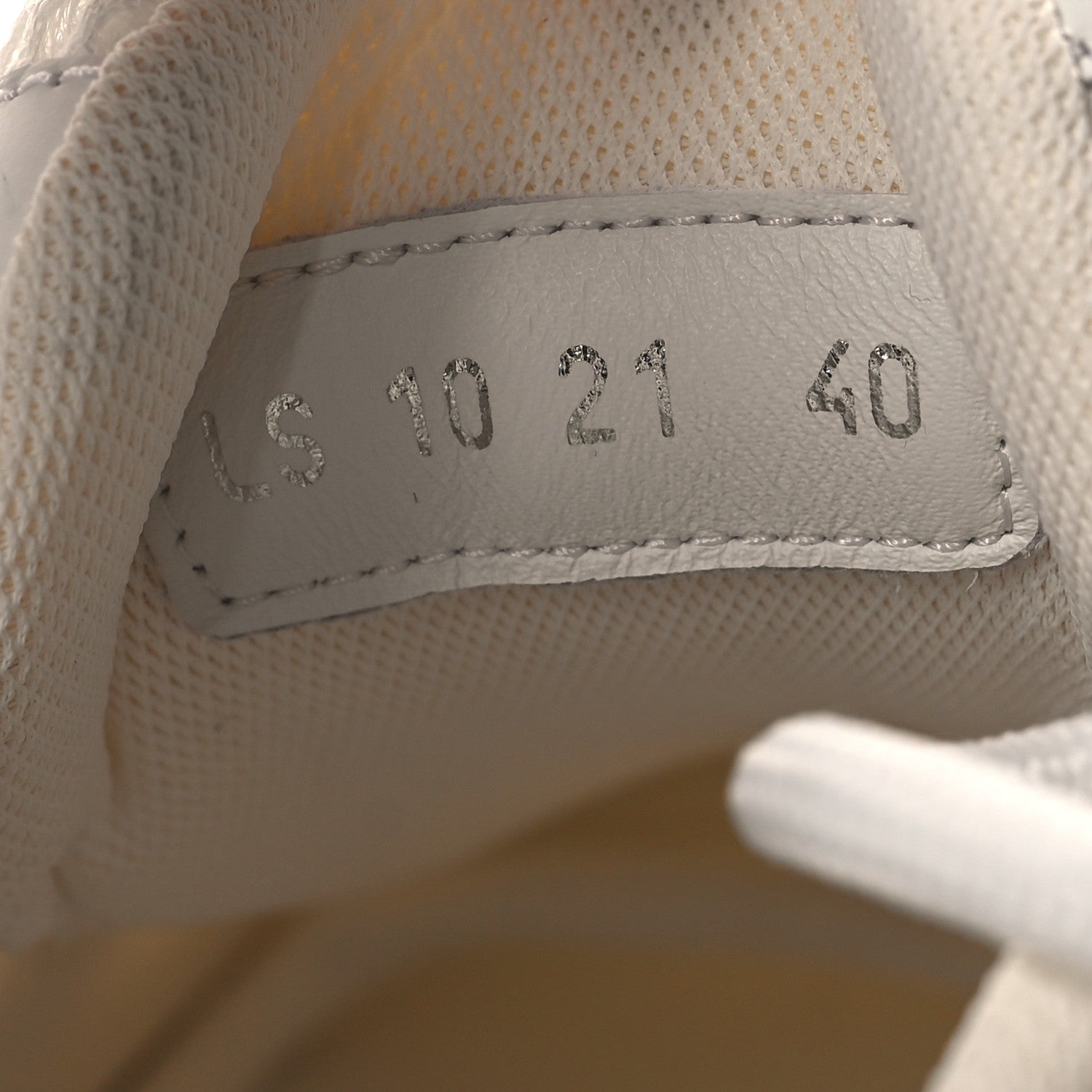 Christian Dior Technical Mesh Calfskin Mens B22 Sneakers 40 White 6 of 9