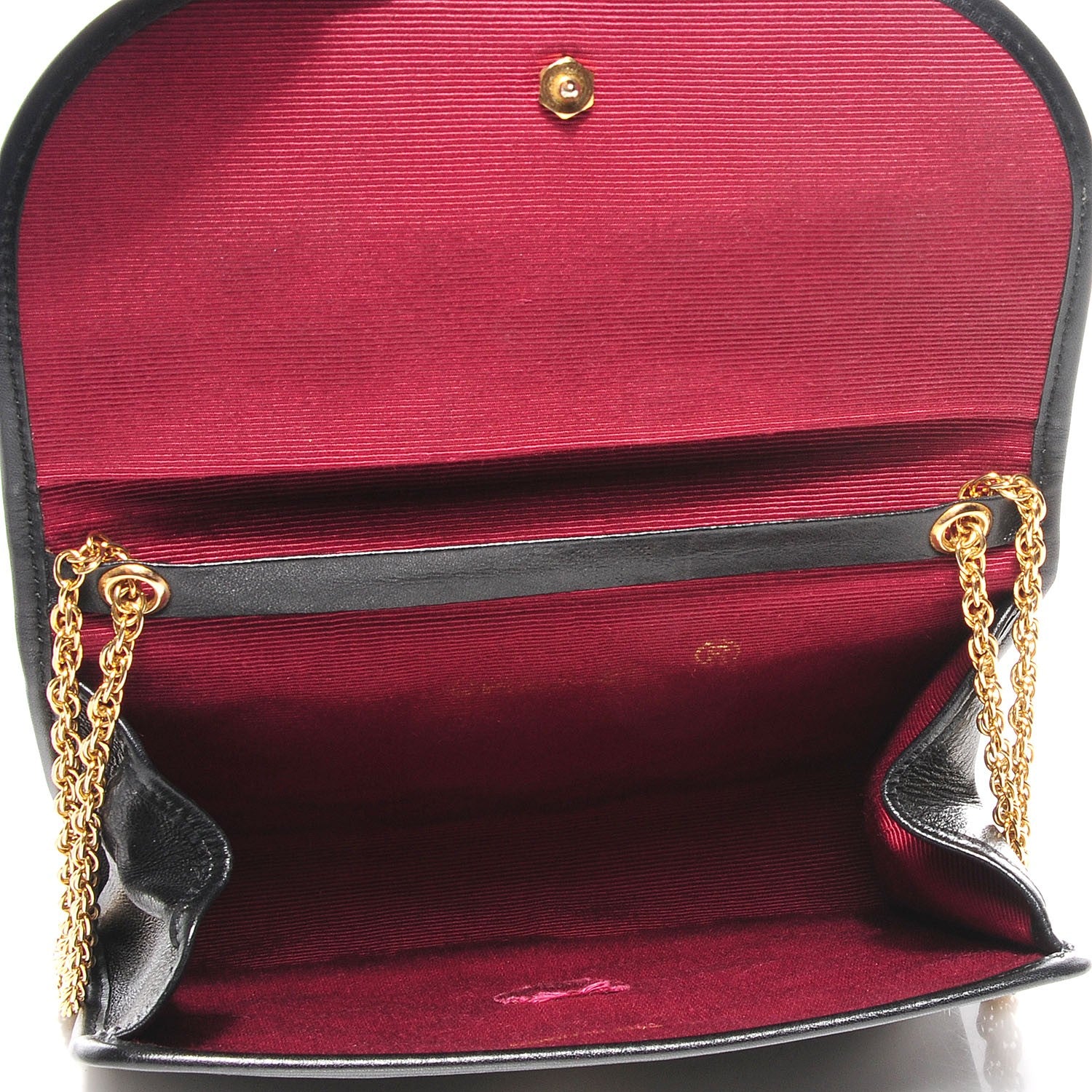 Chanel Lambskin Quilted Mini Evening Flap Black 7 of 8