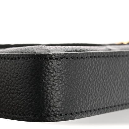 Louis Vuitton Empreinte Pochette Felicie Chain Wallet Black 12 of 14