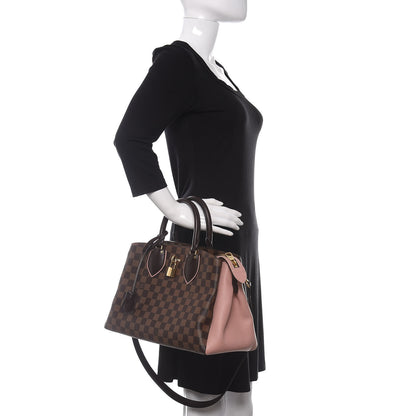 Louis Vuitton Cuir Taurillon Damier Ebene Normandy Magnolia 3 of 11
