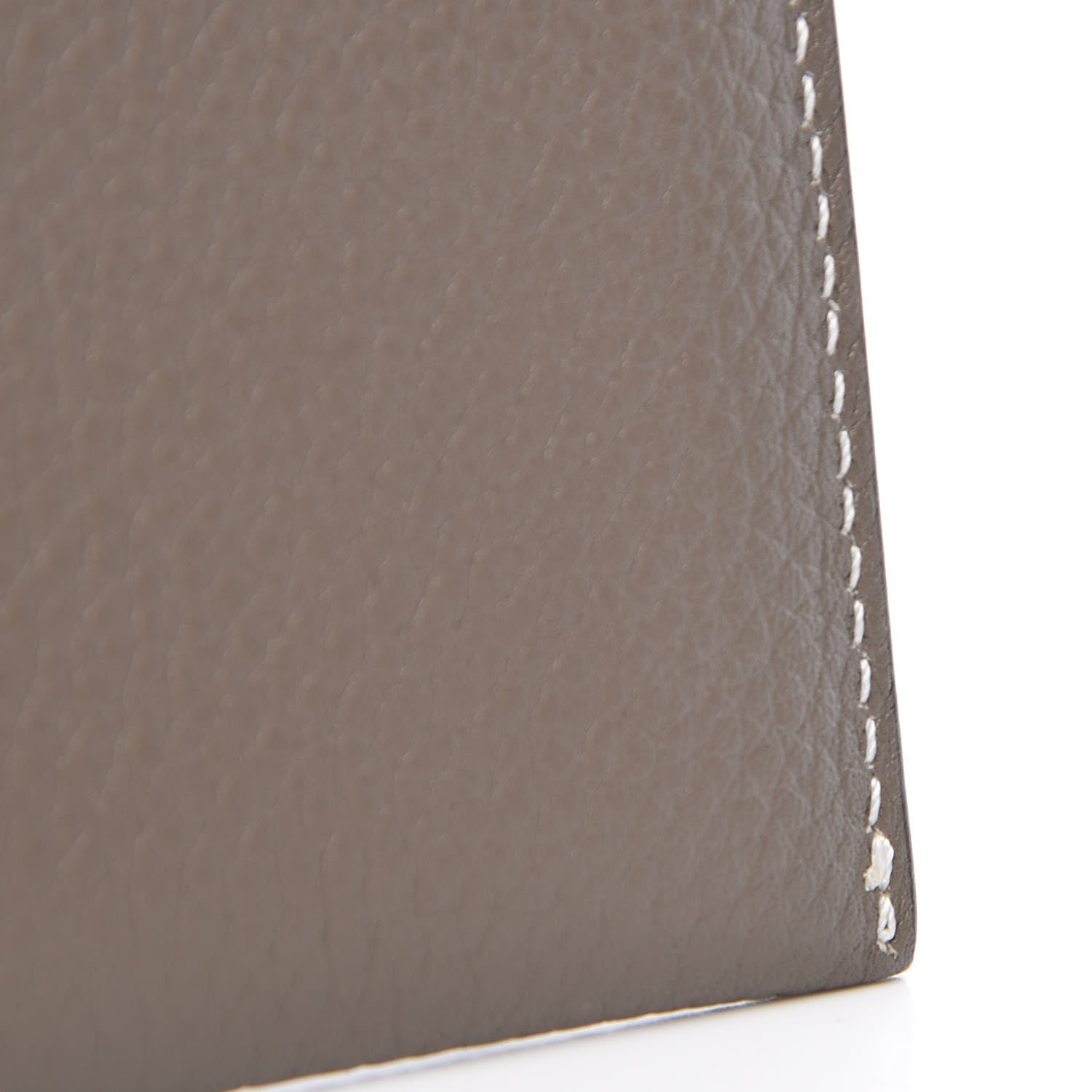 Celine Drummed Calfskin Bi-Color Card Holder Souris 9 of 10