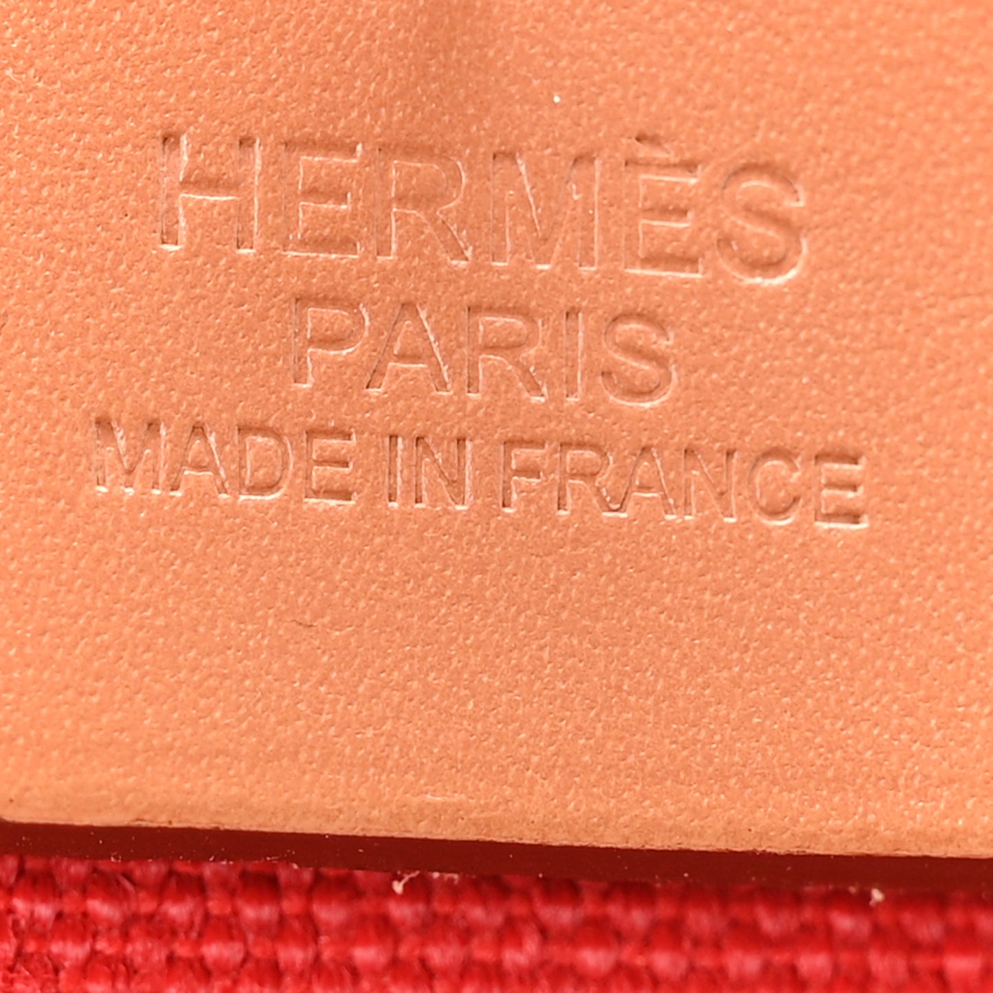 Vache Hunter Toile Herbag Zip 31 PM Rouge Tomate Natural
