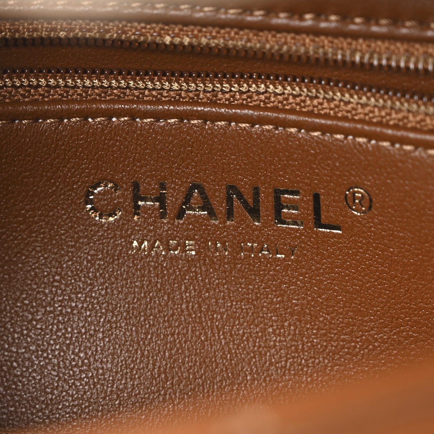 Chanel Shearling Lambskin Quilted Mini Furry Coco Flap Beige Dark Brown 6 of 10