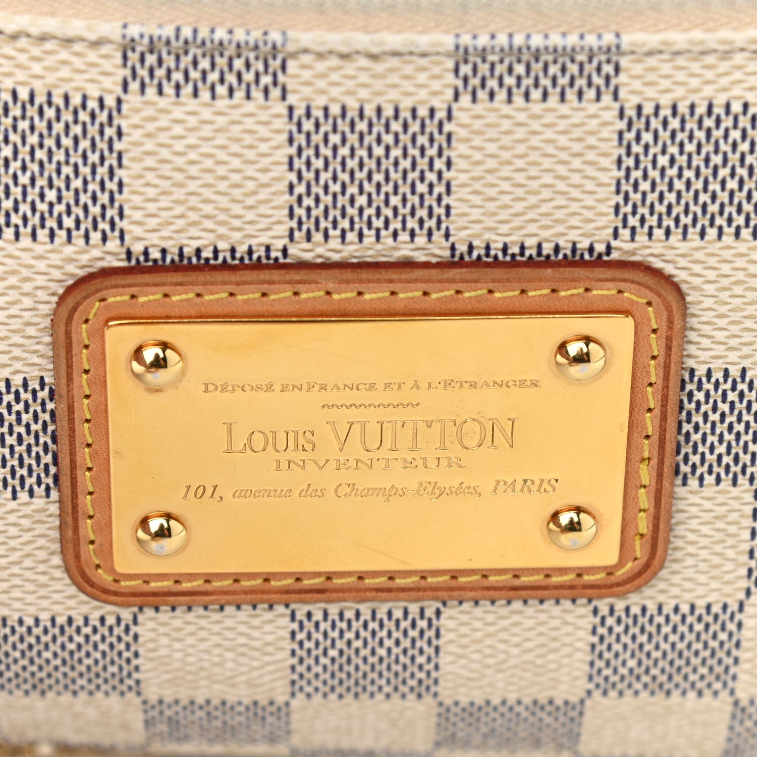 Louis Vuitton Damier Azur Eva Clutch 6 of 12