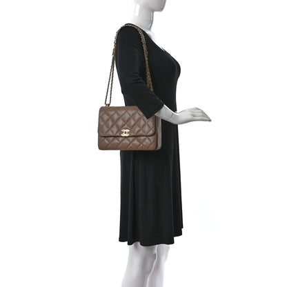Chanel Caviar Quilted Coco First Flap Beige 2 of 9