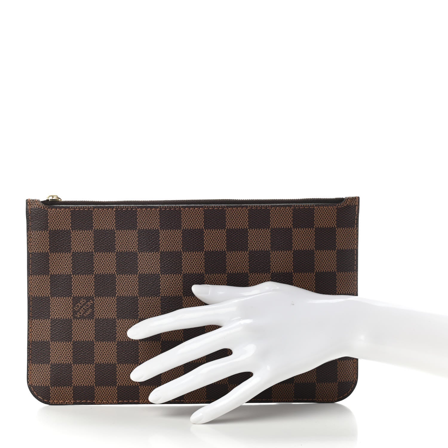 Louis Vuitton Damier Ebene Neverfull MM GM Pochette 2 of 6