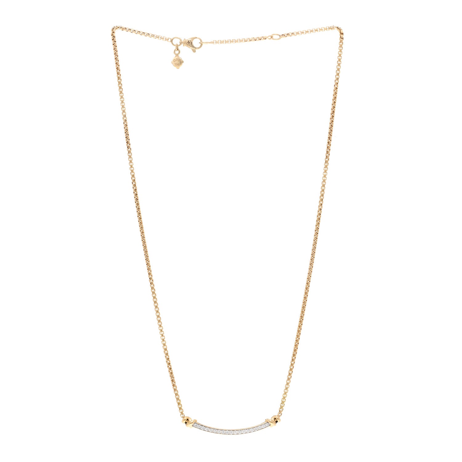 David Yurman 18K Yellow Gold Diamond Helena Wrap Station Necklace 3 of 4