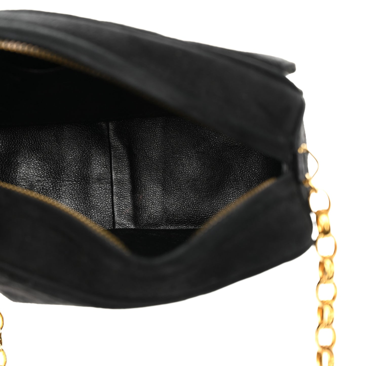 Suede Quilted CC Camera Case Black
