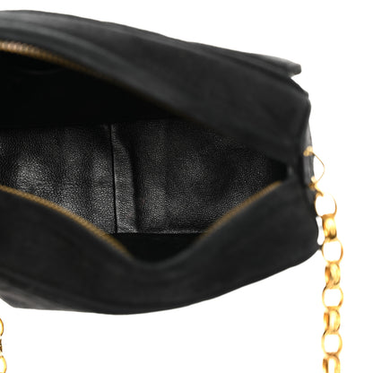 Chanel Suede Quilted CC Camera Case Black 5 of 11