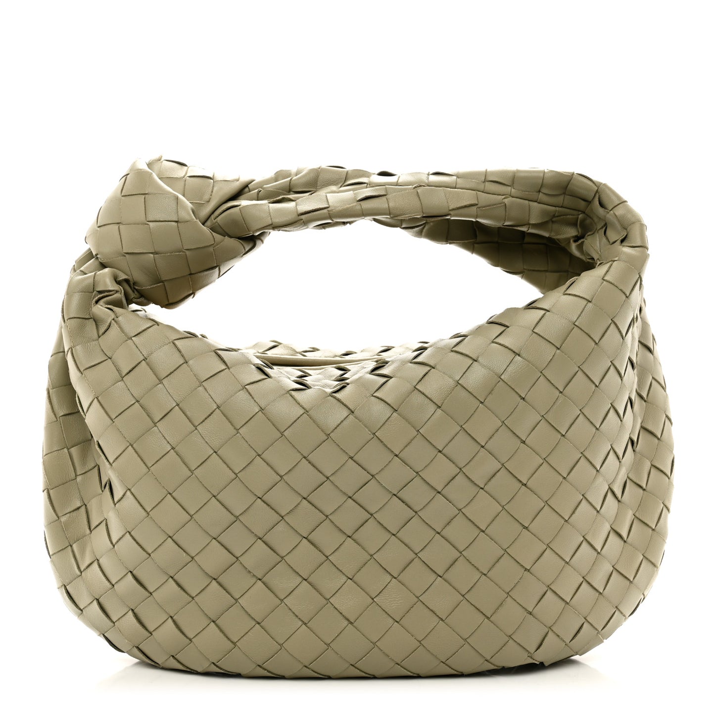 Nappa Intrecciato Teen Jodie Hobo Travertine