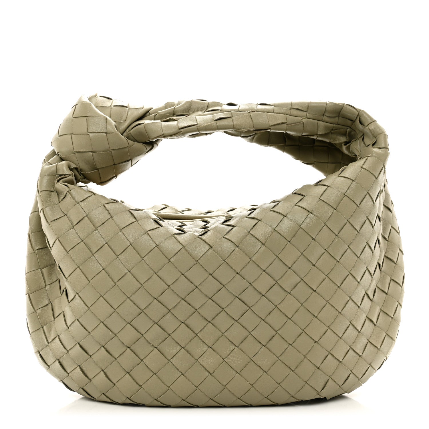 Bottega Veneta Nappa Intrecciato Teen Jodie Hobo Travertine 1 of 10