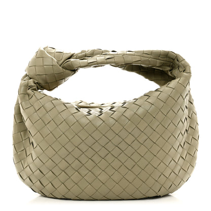 Bottega Veneta Nappa Intrecciato Teen Jodie Hobo Travertine 1 of 10