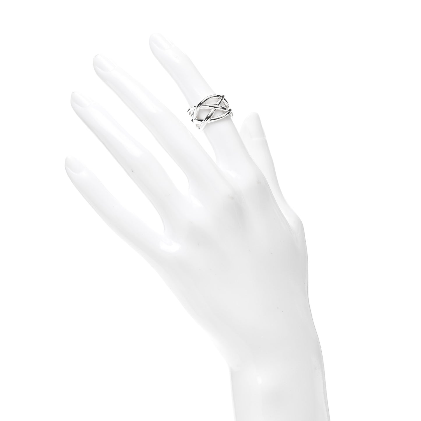 Sterling Silver Weave Ring 47 4.