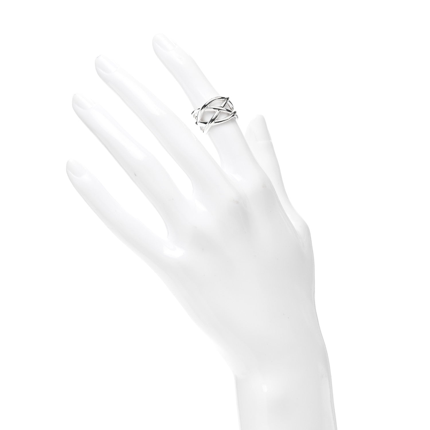 Tiffany Sterling Silver Weave Ring 47 4. 2 of 4