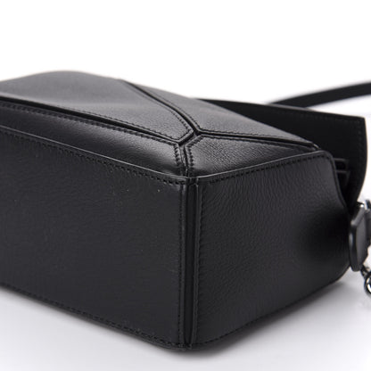Loewe Calfskin Mini Puzzle Bag Black 8 of 10