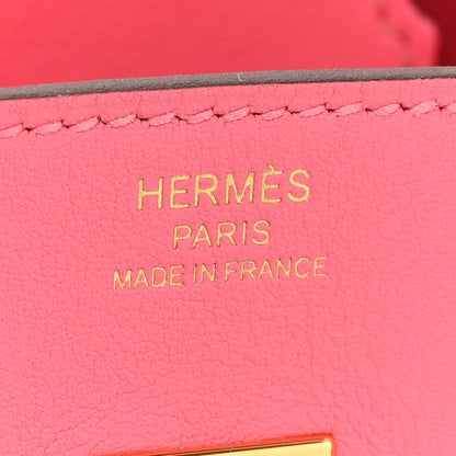 Hermes Swift Birkin 25 Rose Azalee 6 of 12