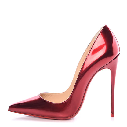 Christian Louboutin Metallic Patent So Kate 120 Pumps 35.5 Loubi 1 of 9
