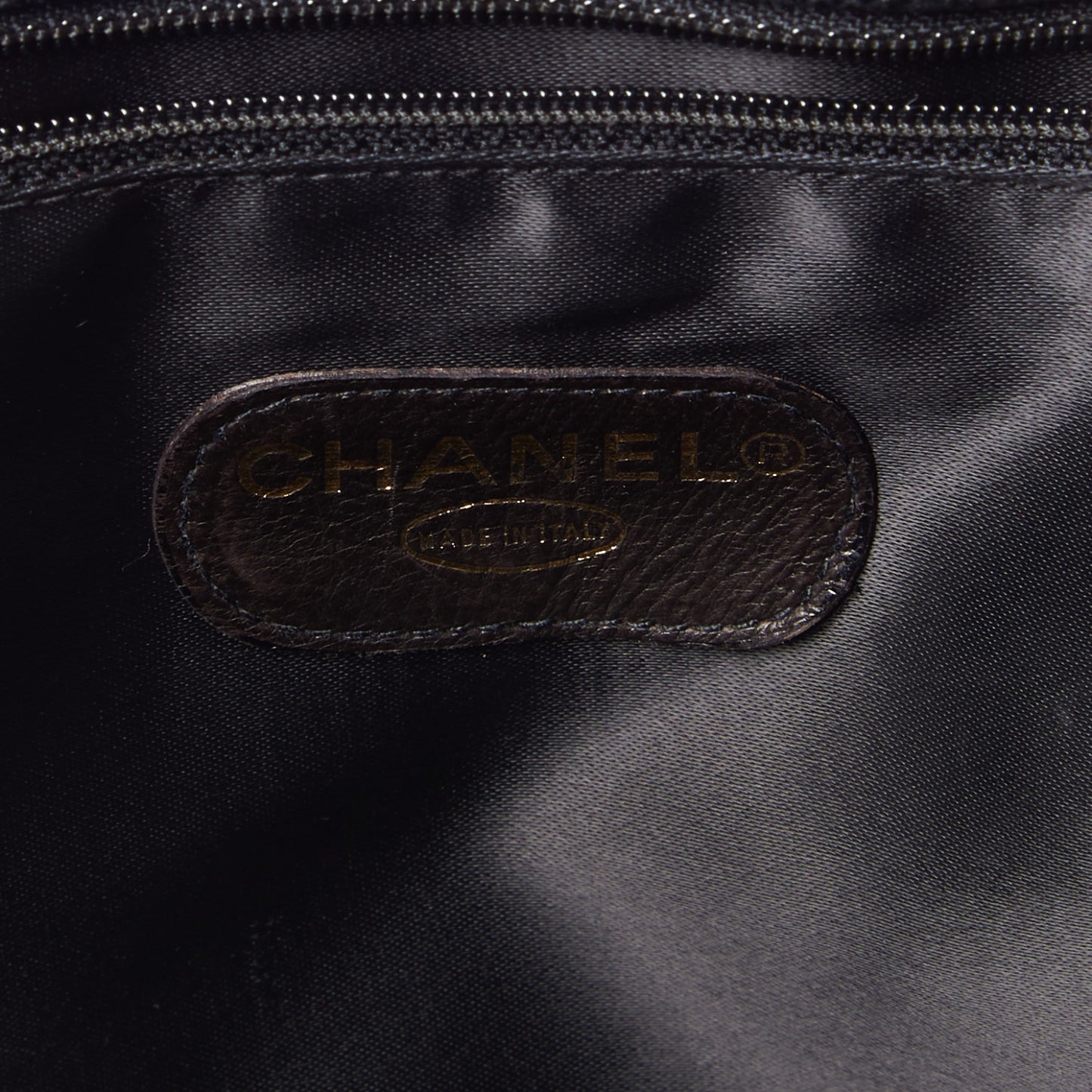 Caviar Large CC Shoulder Bag Black