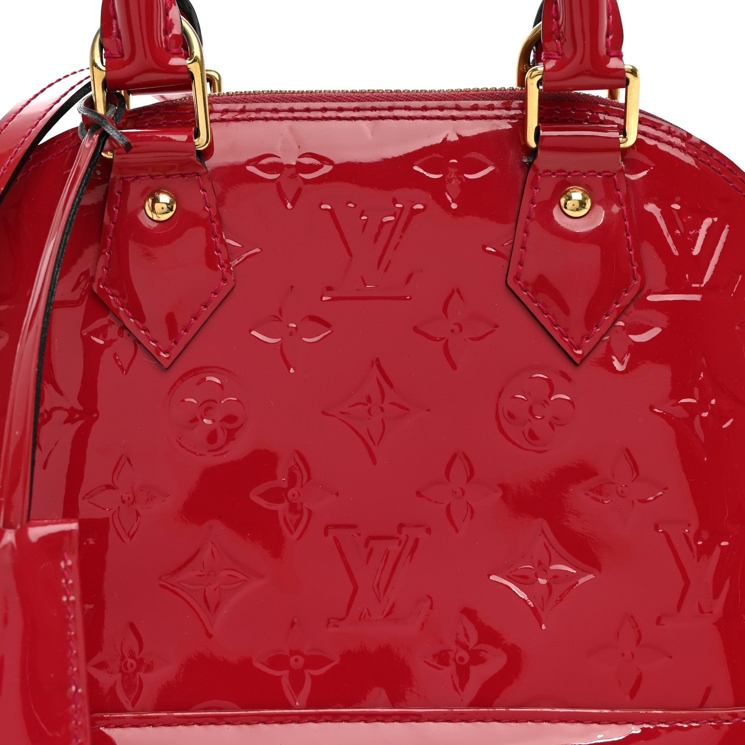 Louis Vuitton Vernis Alma BB Rose Indien 7 of 9