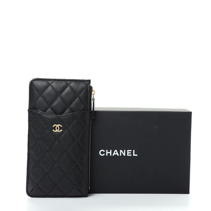 Chanel Caviar Quilted Classic iPhone Pouch Black 8 of 8