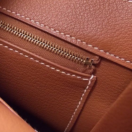 Hermes Taurillon Clemence BIRKIN 40 Gold 10 of 14
