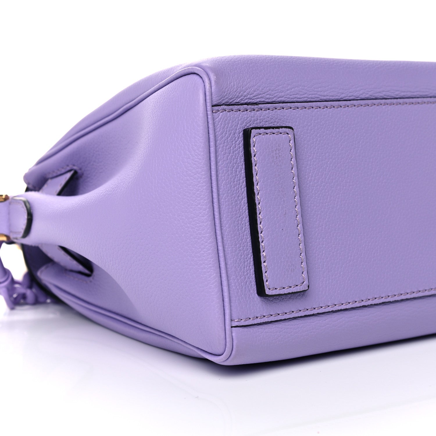 Versace Calfskin Medium La Medusa Top Handle Handbag Lilac 9 of 12