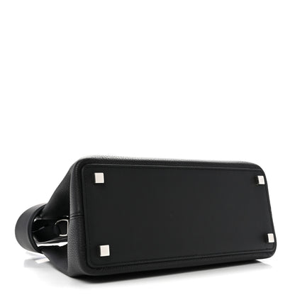 Hermes Togo Swift Medor Bag Black 4 of 12