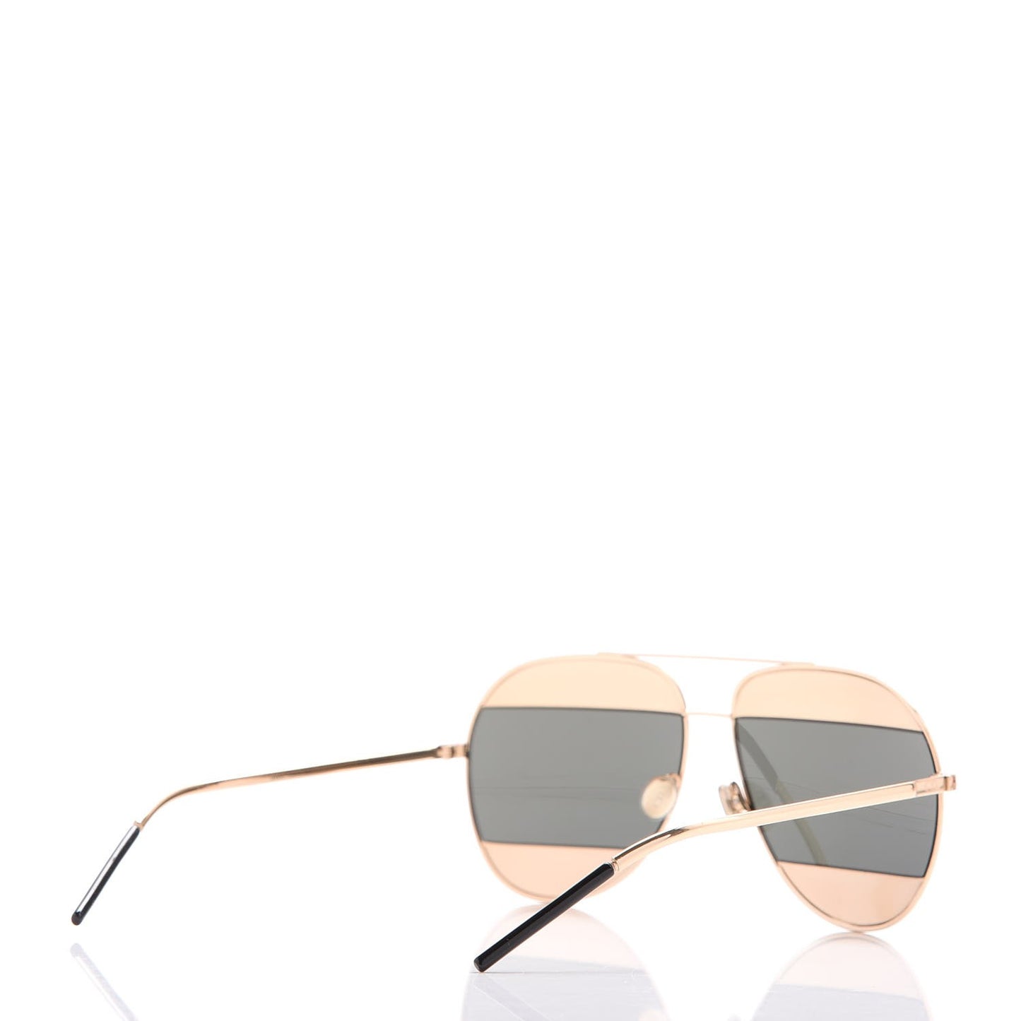 Split 1 Aviator Sunglasses Gold