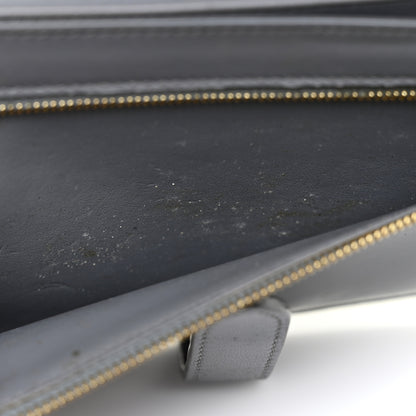 Celine Grained Calfskin Large Multifunction Strap Wallet Grey 14 of 14