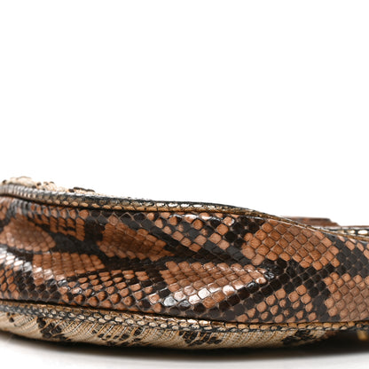 Louis Vuitton Snakeskin Suede Monogram Empire Ponant Marron 9 of 10