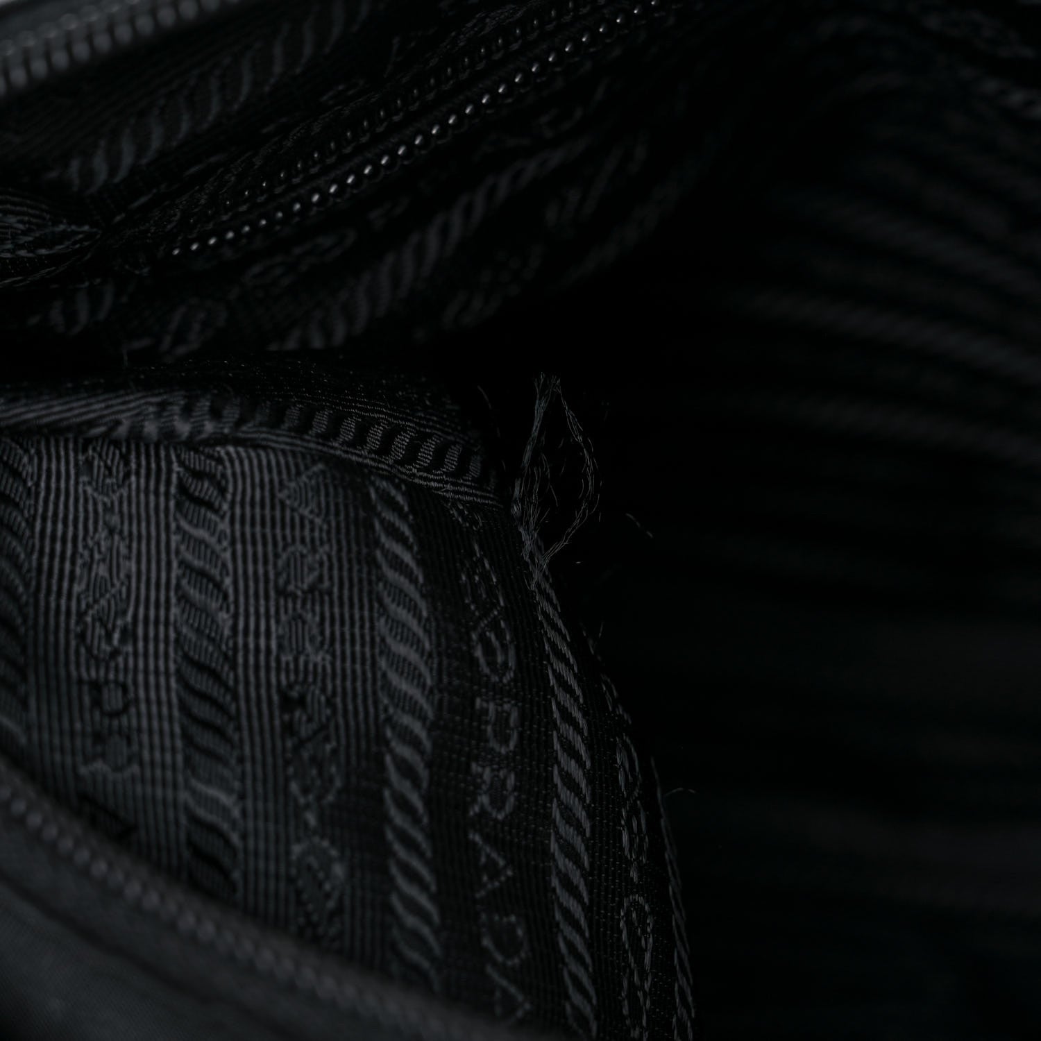 Prada Nylon Vela Messenger Bag Black 11 of 15